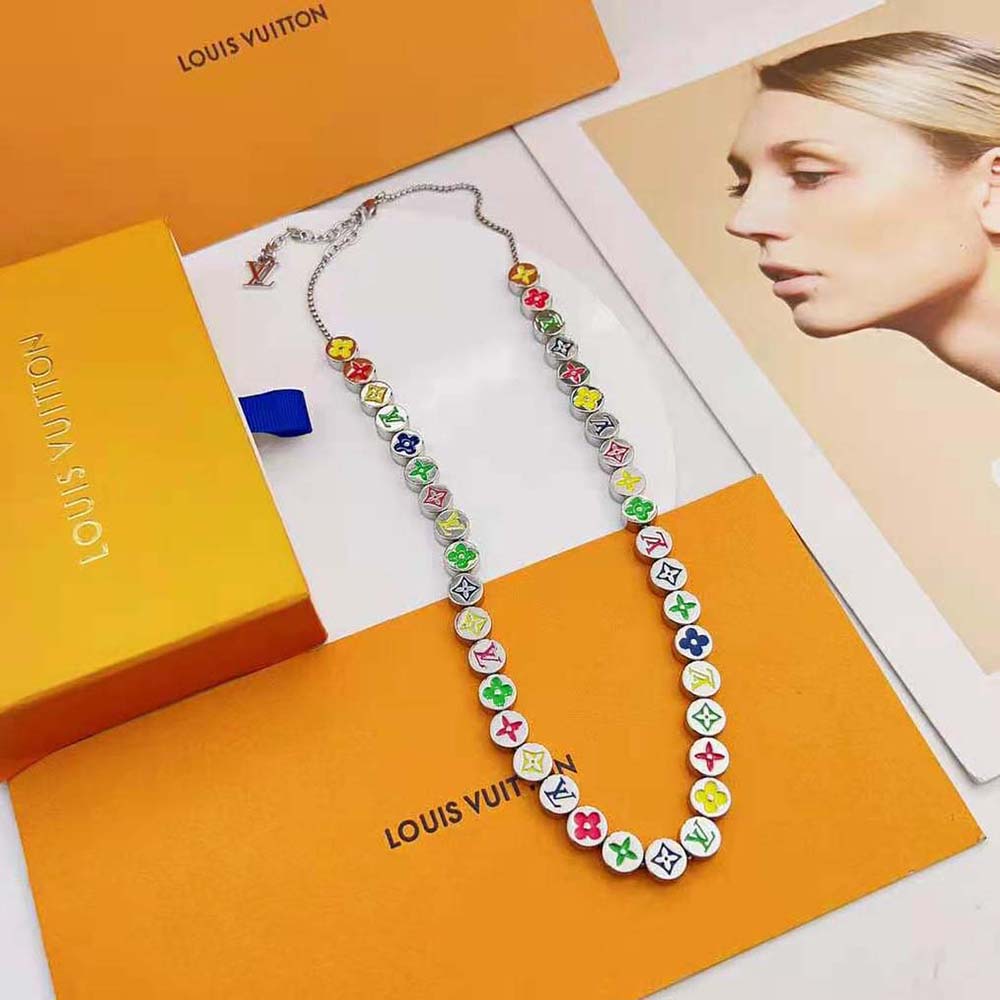 Louis Vuitton Unisex Monogram Colours Necklace