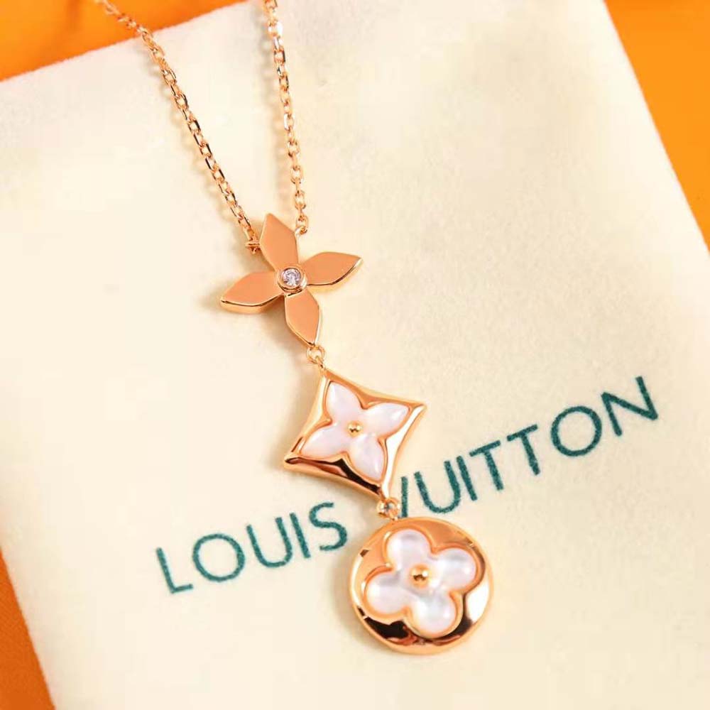 Louis Vuitton Women Color Blossom Lariat Necklace