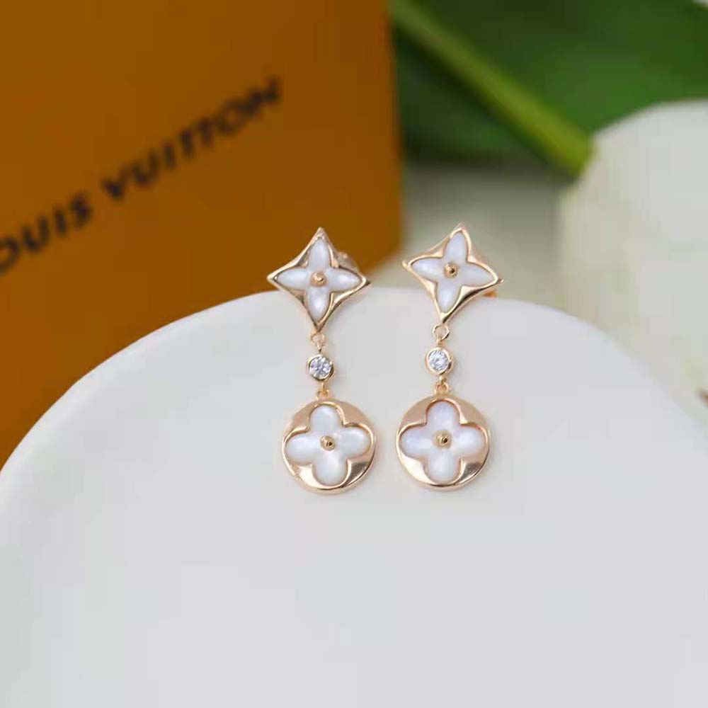 Louis Vuitton Women Color Blossom Long Earrings