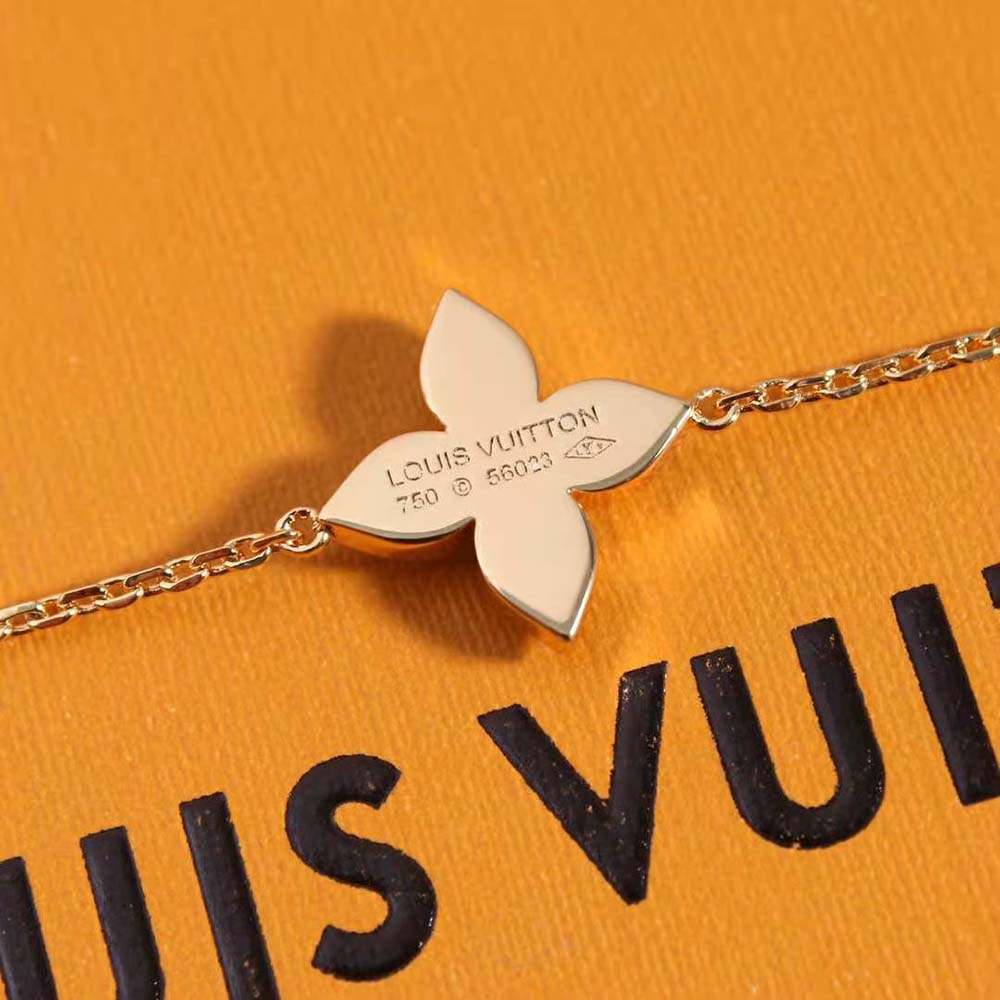 Louis Vuitton Women Idylle Blossom Bracelet Pink Gold and Diamonds