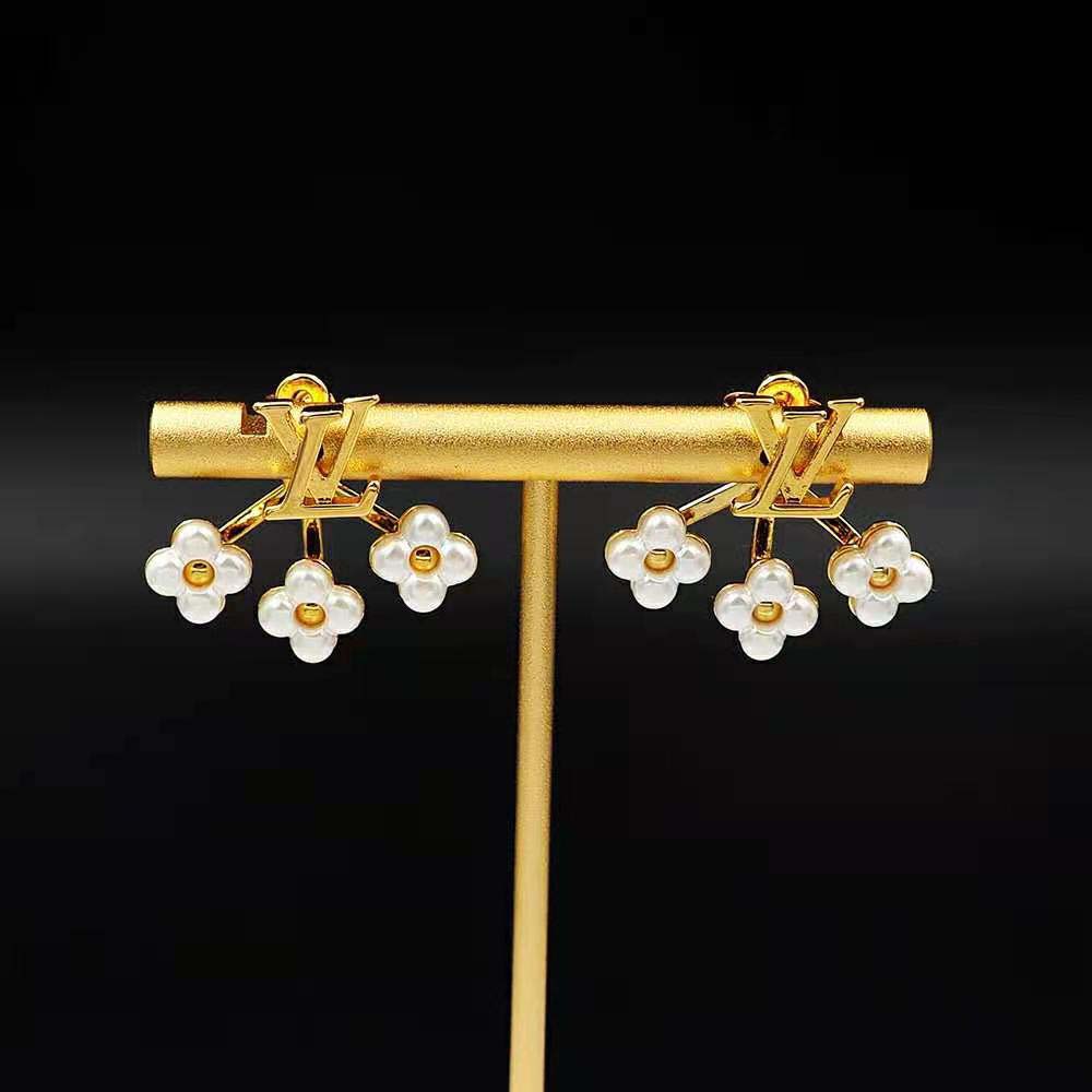 Louis Vuitton Women LV Floragram Earrings