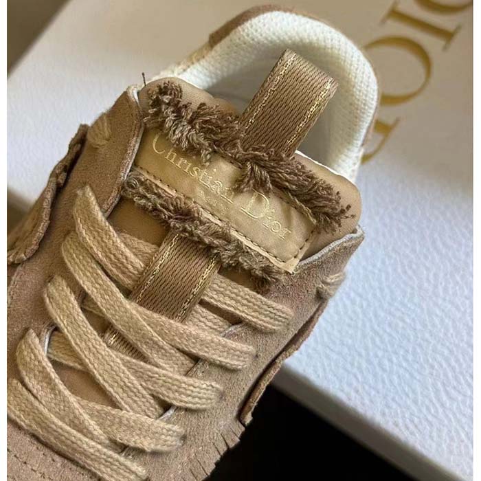 Dior Unisex C’est Dior Sneaker Nude Suede Calfskin Mesh Reference: KCK403SUH_S18U
