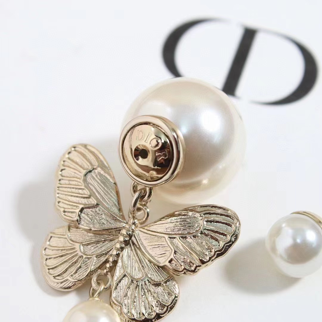 Dior Women Tribales Gift Box White Calfskin Butterfly Around The World