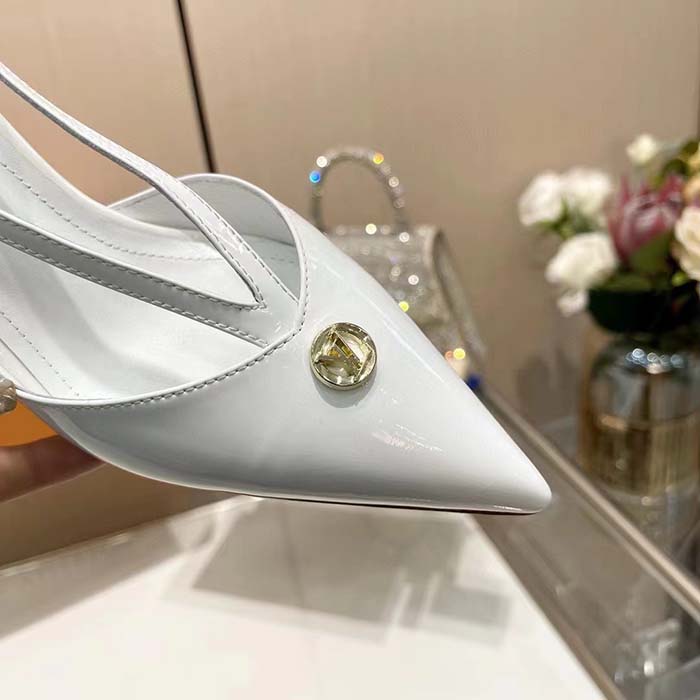 Louis Vuitton Women LV Stellar Slingback Pump White Glazed Calf Leather
