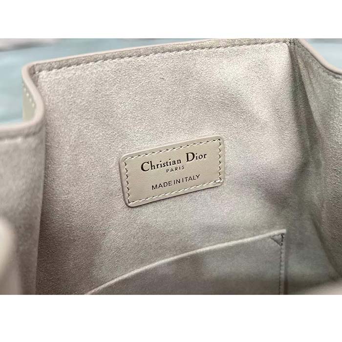 Dior Women Medium C’est Dior Bag Warm Taupe CD-Embossed Calfskin