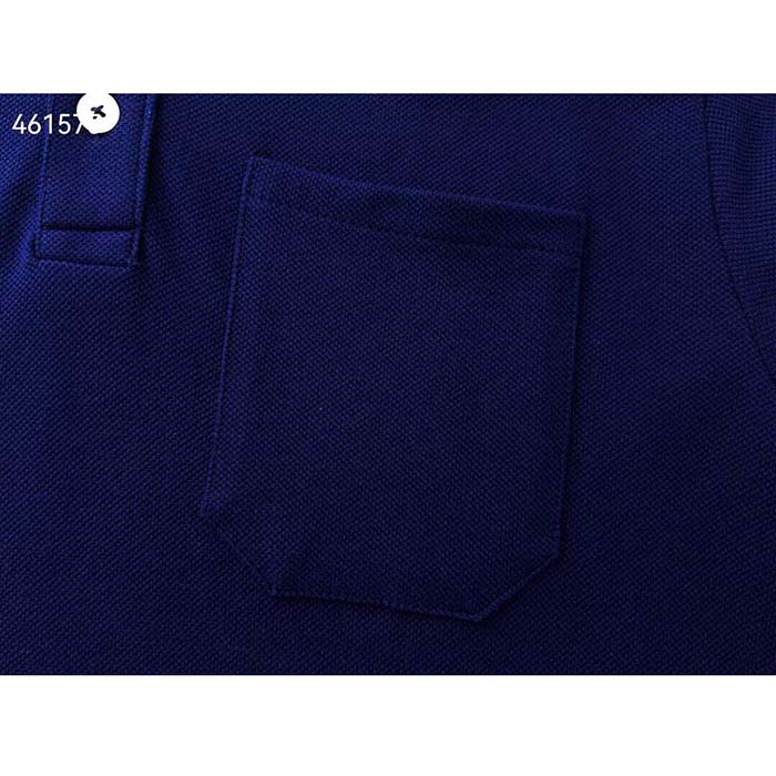 Gucci Women Cotton Piquet Polo Interlocking G Side Vents Short Sleeves