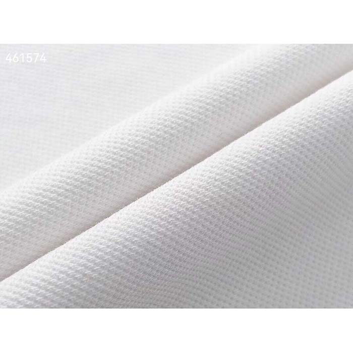 Gucci Women Cotton Piquet Polo Interlocking G White Side Vents Short Sleeves
