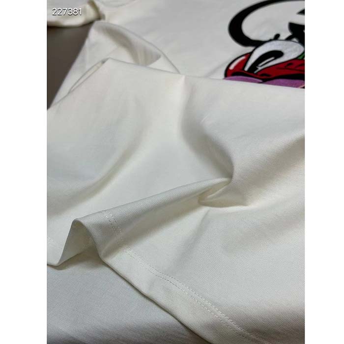 Gucci Men GG Cotton Jersey Printed T-Shirt Crewneck Short Sleeves