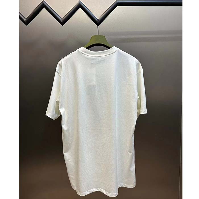 Gucci Men GG Cotton Jersey Printed T-Shirt Crewneck Short Sleeves