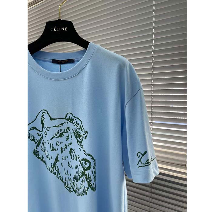 Louis Vuitton Women LV Graphic Short-Sleeved Crewneck Regular Fit 1AFPY4