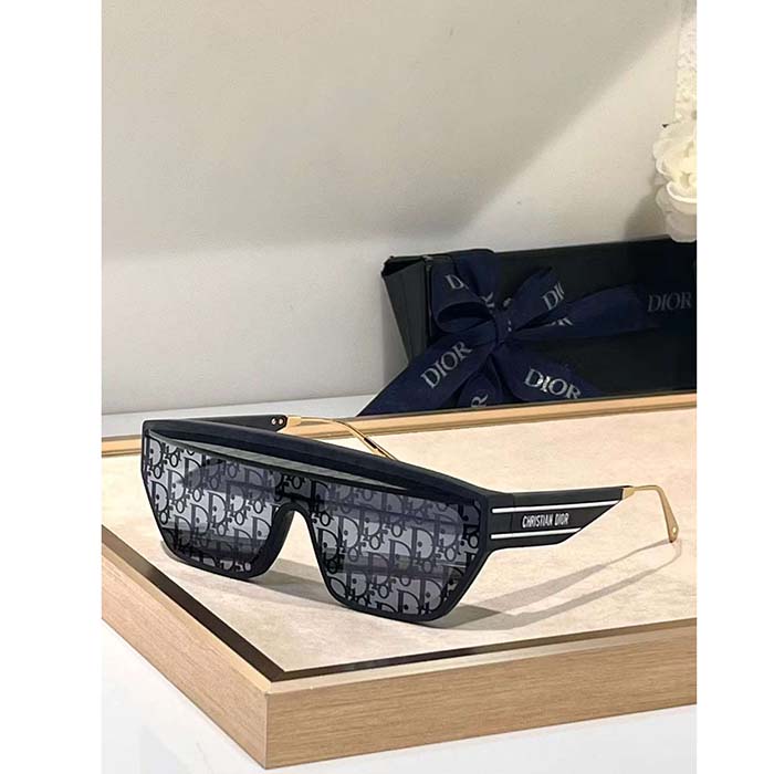 Dior Unisex CD Dior Club M7U Blue Mask Sunglasses