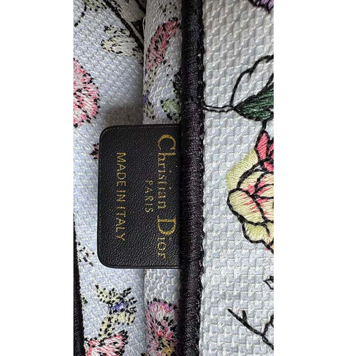 Dior CD Women CD Large Dior Book Tote Ecru Multicolor 4 Saisons Été Soleil
