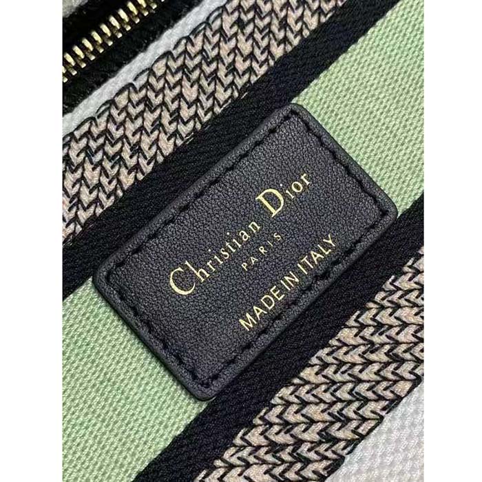 Dior Women CD Medium Lady D-Lite Bag White Multicolor Toile De Jouy Mexico