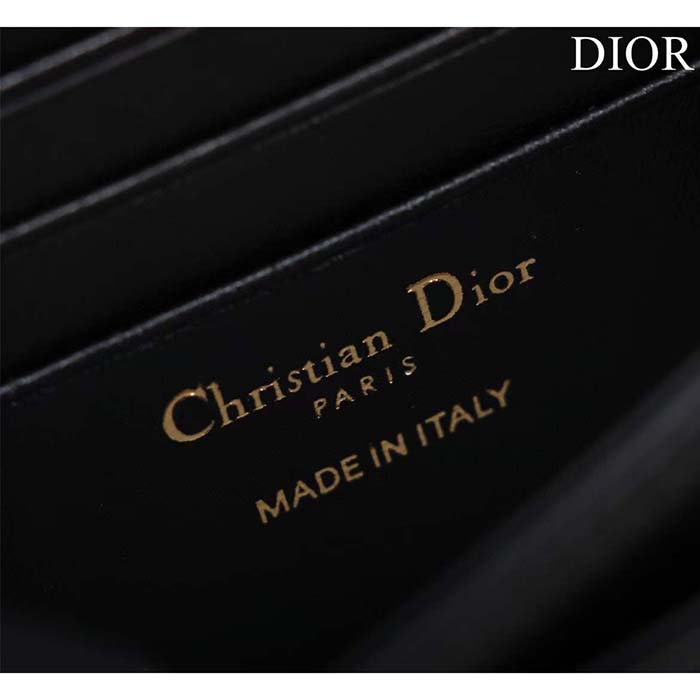 Dior Women CD My Dior Mini Bag Black Cannage Lambskin