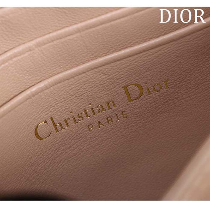 Dior Women CD My Dior Mini Bag Powder Pink Cannage Lambskin