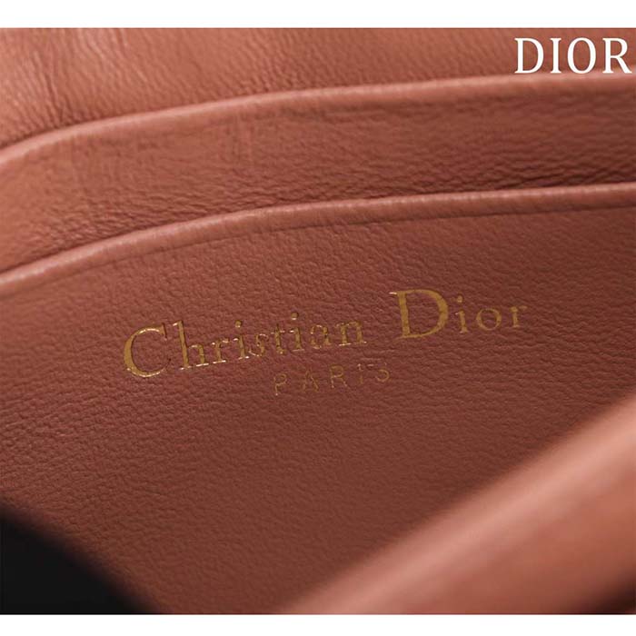 Dior Women CD My Dior Mini Bag Rose Des Vents Cannage Lambskin