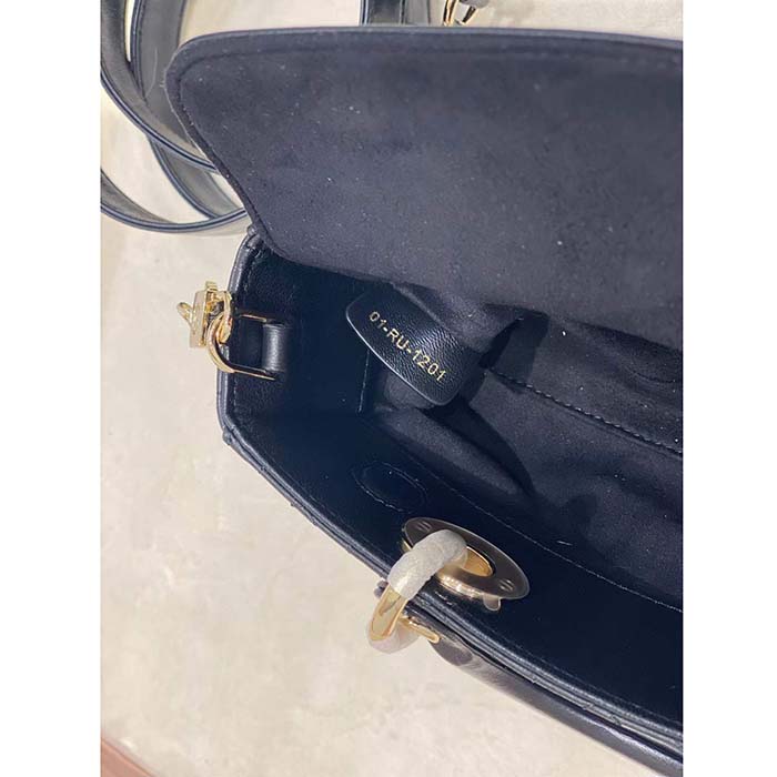 Dior Women CD Small Lady D-Joy Bag Black Cannage Lambskin