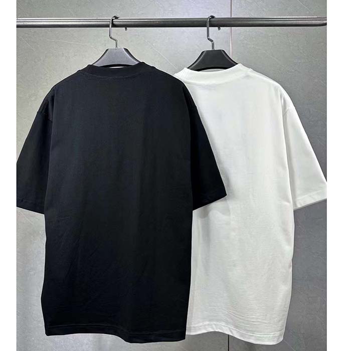 Gucci Women GG Cotton Jersey T-Shirt Crewneck Short Sleeves Black
