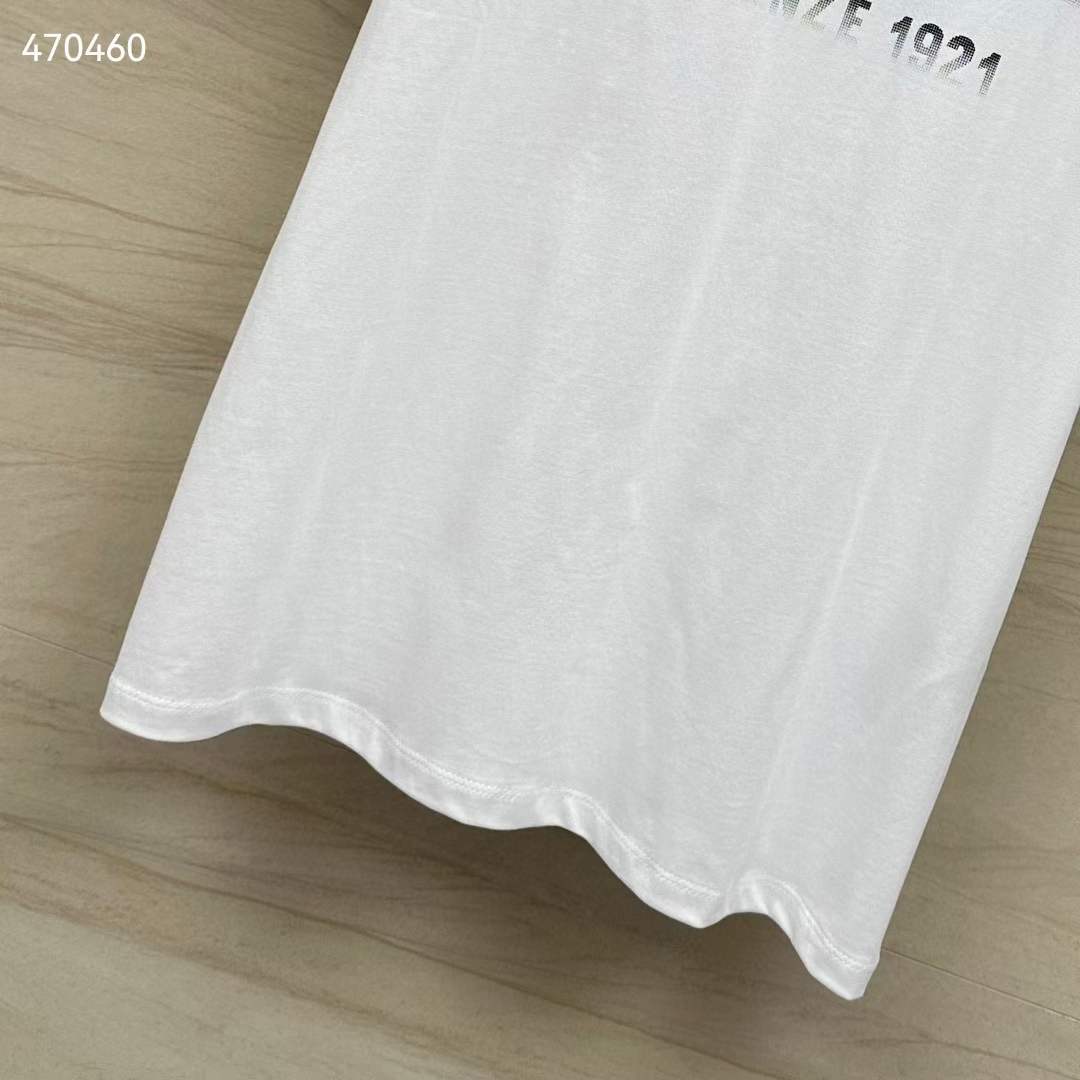 Gucci Men GG Cotton Jersey T-Shirt Print White Crewneck Short Sleeves