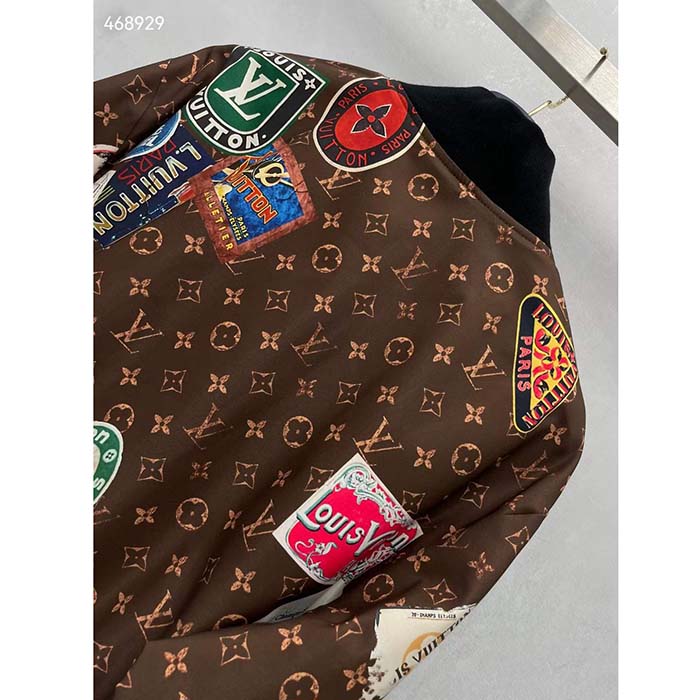 Louis Vuitton LV Women Flight Mode Monogram Jacquard Jacket Polyamide Elastane Multicolor Brown