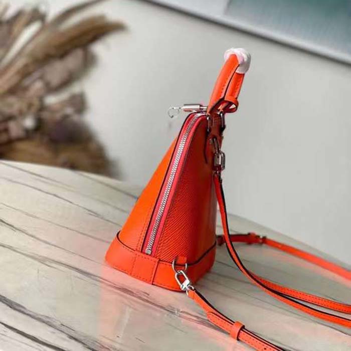 Louis Vuitton Unisex LV Alma Backpack Orange Epi Grained Cowhide Leather M25104