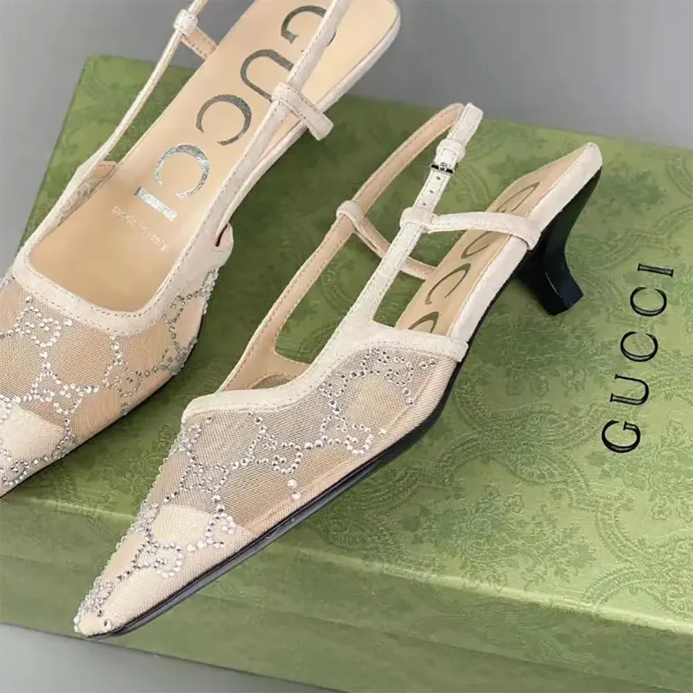 Gucci Women GG Slingback Pump 674668F13A09960