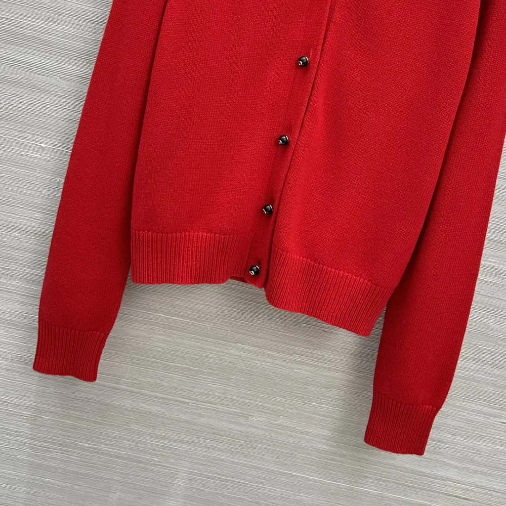 Dior Men Dioramour Twinset Red Cashmere Knit