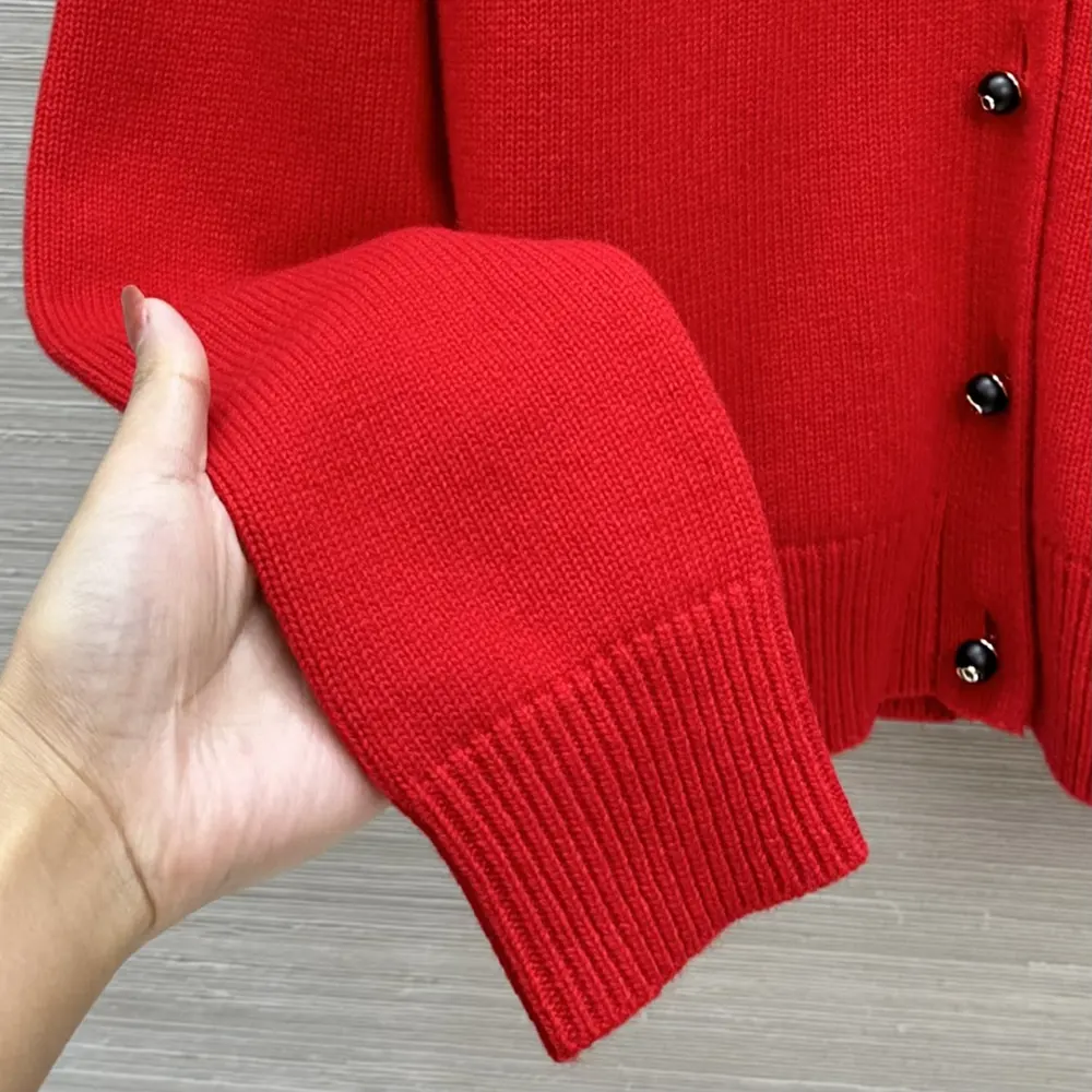Dior Men Dioramour Twinset Red Cashmere Knit