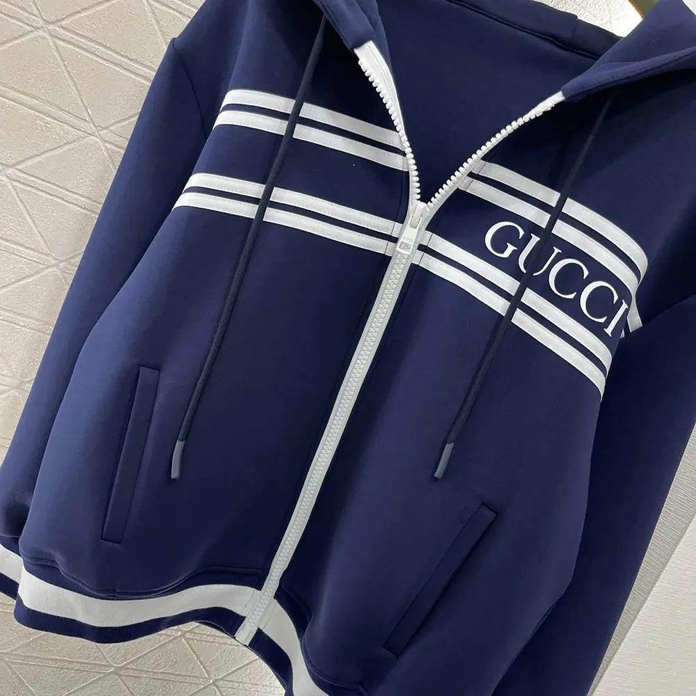 Gucci Men Technical Jersey Hooded Sweatshirt 787939XJGJ51010