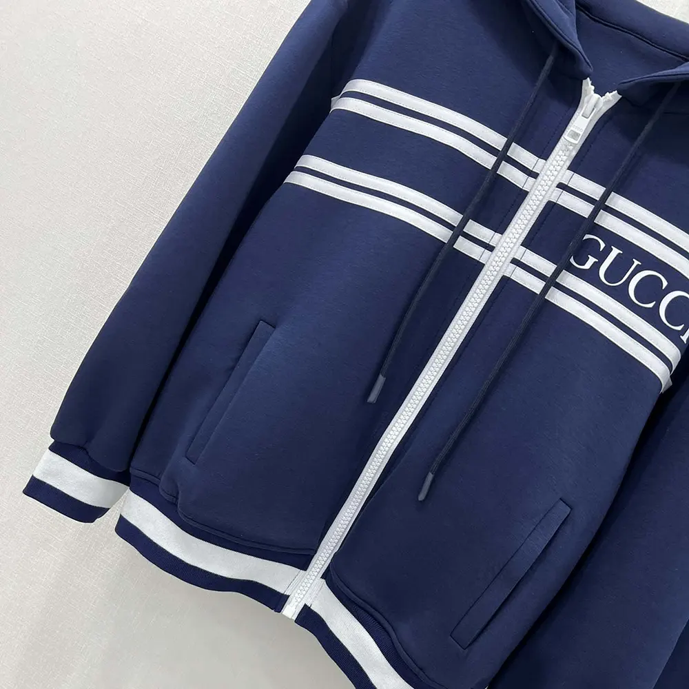 Gucci Men Technical Jersey Hooded Sweatshirt 787939XJGJ51010
