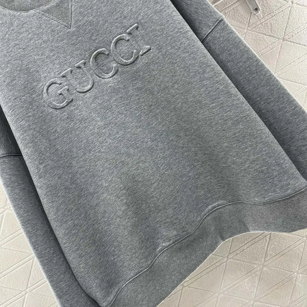 Gucci Men Viscose Jersey Sweatshirt with Embroidery 794337XJGTW1056