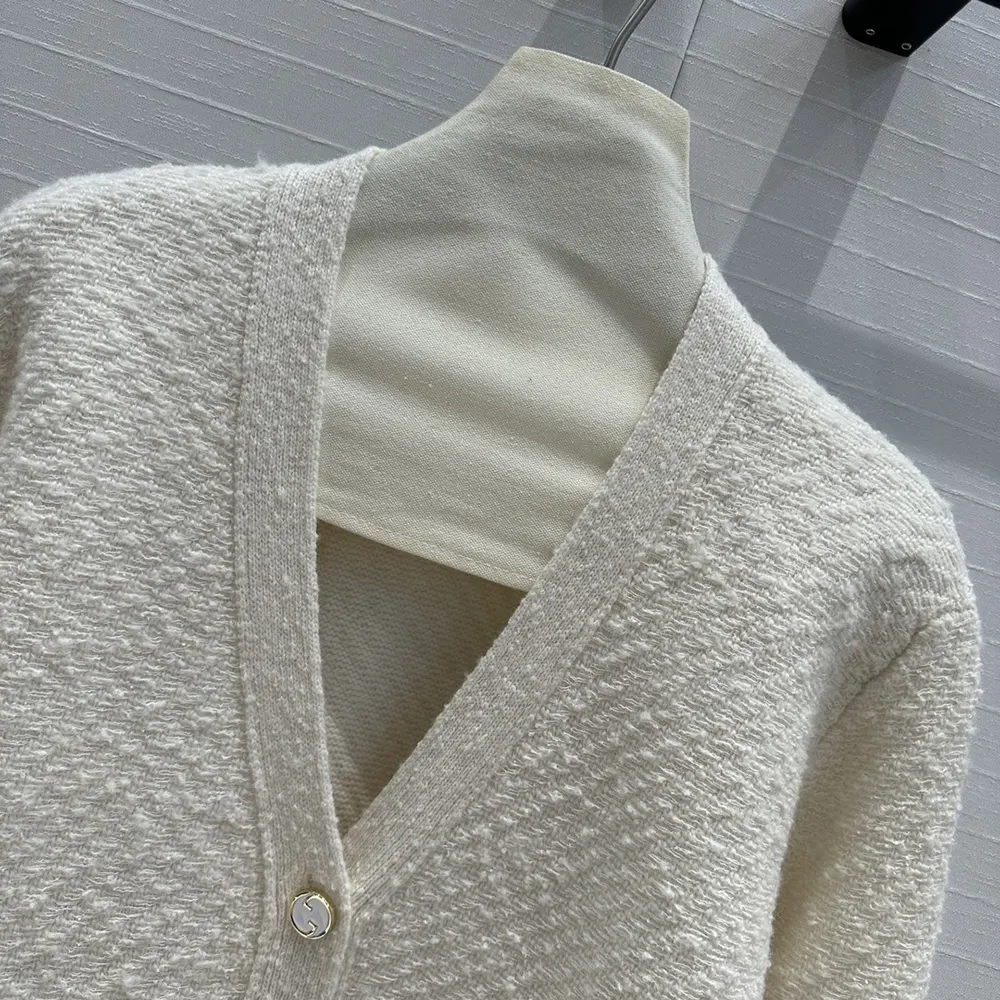 Gucci Men Wool Boucle Cardigan 797888XKD8E9200