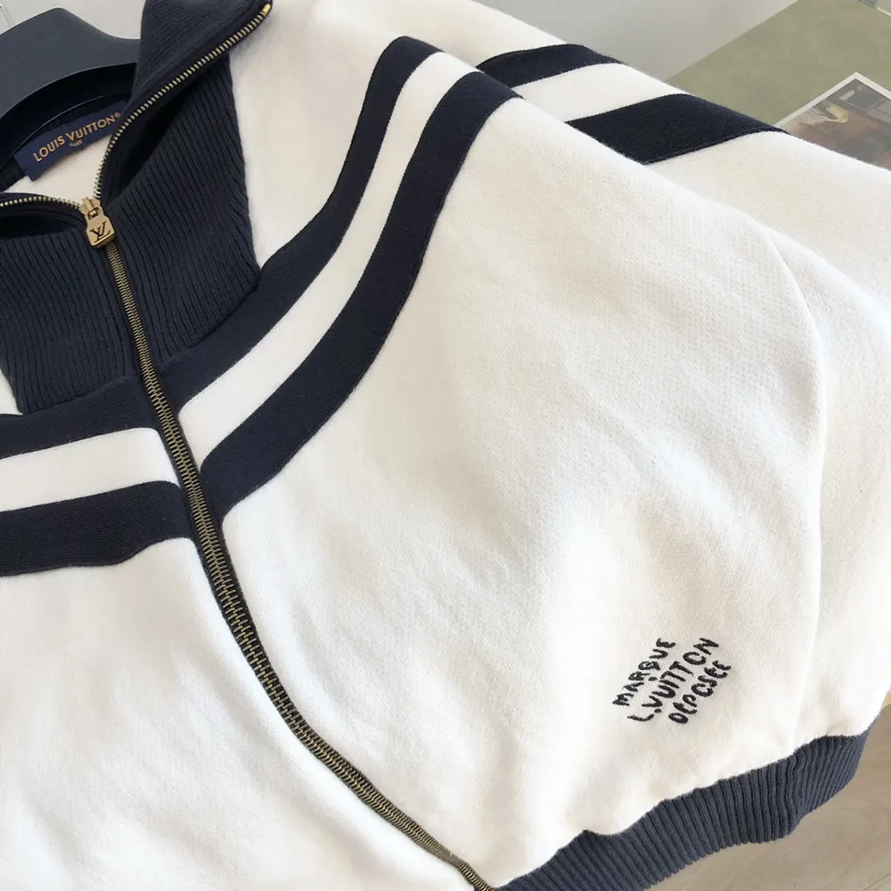 Louis Vuitton Women Knitted Cotton Sailor Blouson 1AFQPW