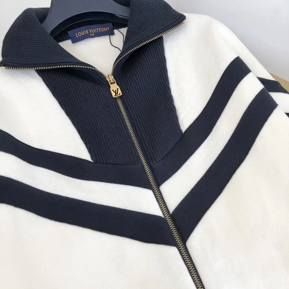 Louis Vuitton Women Knitted Cotton Sailor Blouson 1AFQPW