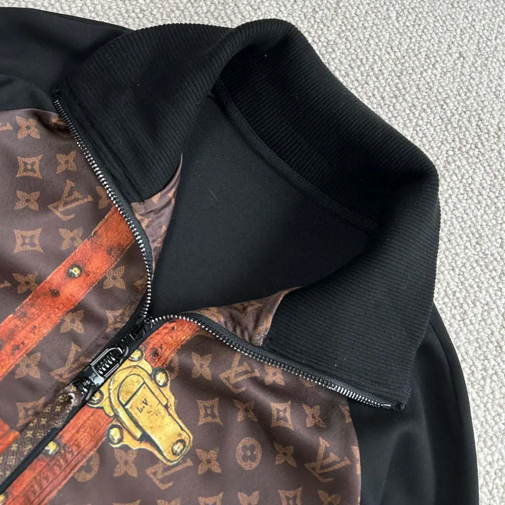 Louis Vuitton Men LV Trunk Zip-Up Jacket 1AGGST