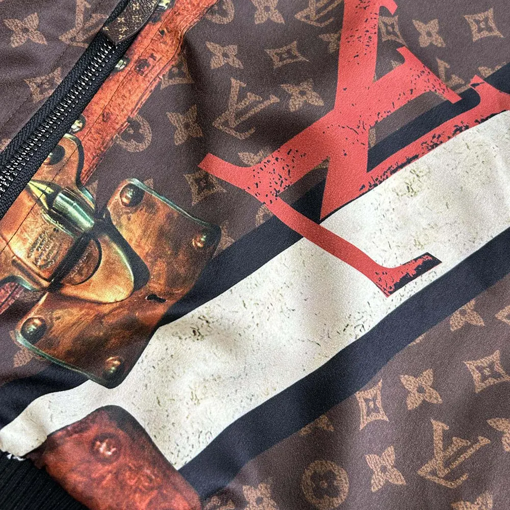 Louis Vuitton Men LV Trunk Zip-Up Jacket 1AGGST