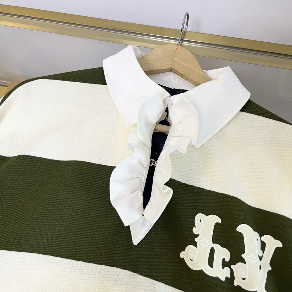 Louis Vuitton Women Long-Sleeved Cotton Rugby Polo 1AFWUB