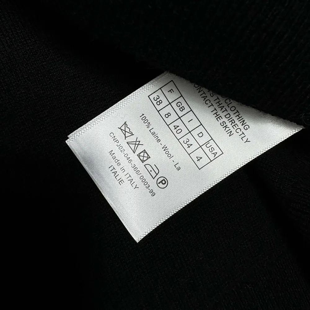 Dior Women Christian Dior Couture Sweater Black Wool Blend