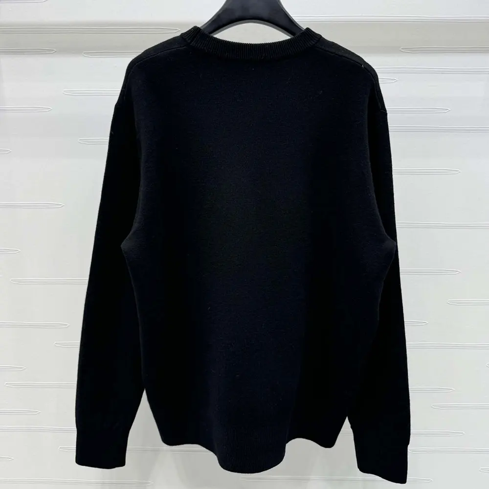 Dior Women Christian Dior Couture Sweater Black Wool Blend