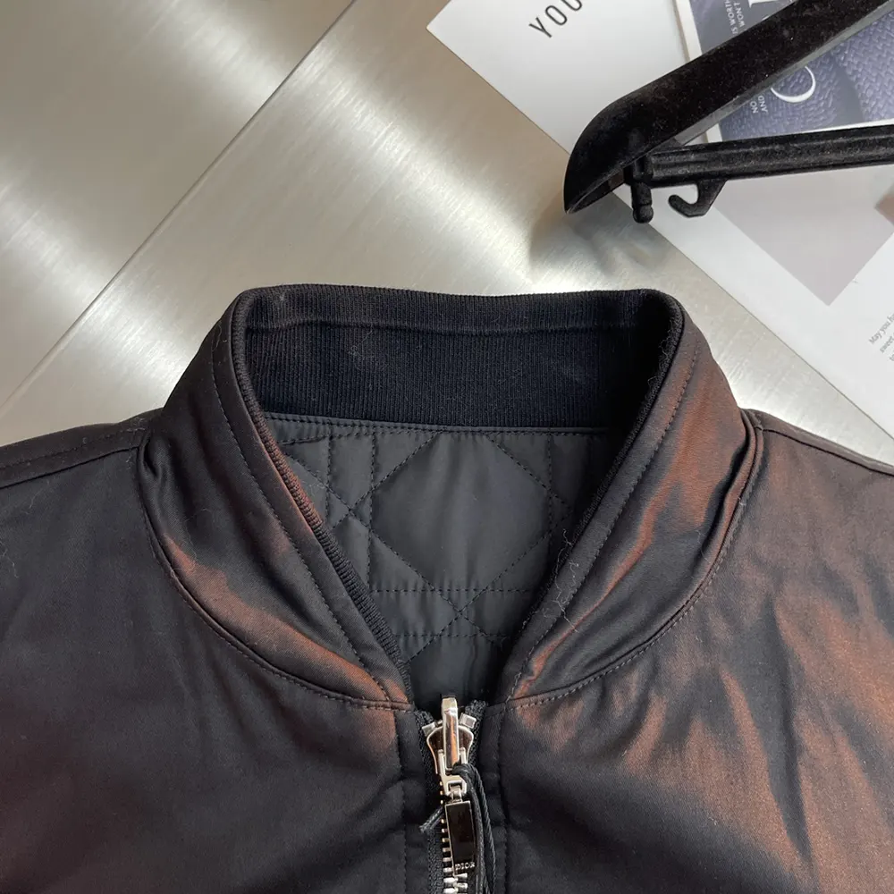 Dior Men Christian Dior Couture Reversible Jacket Black Blended Cotton Twill