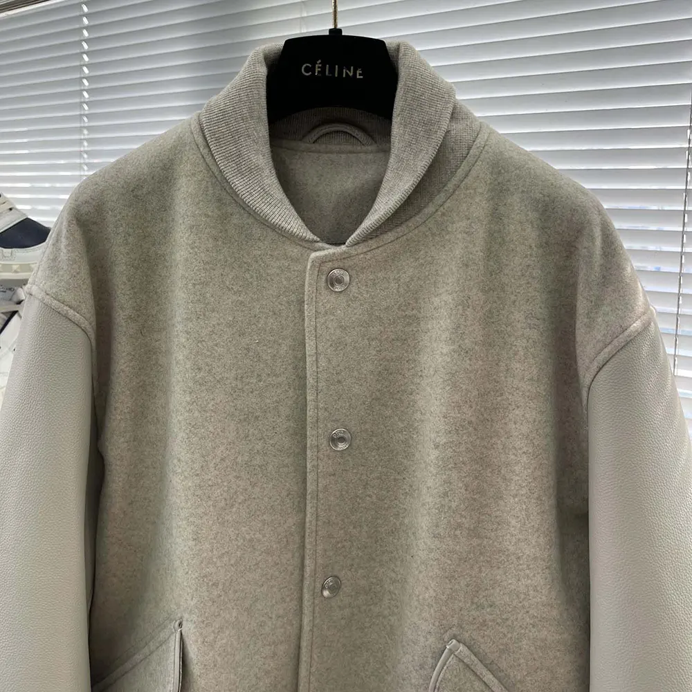 Dior Men Jacket Ecru Cowhide Leather 483L428A0700