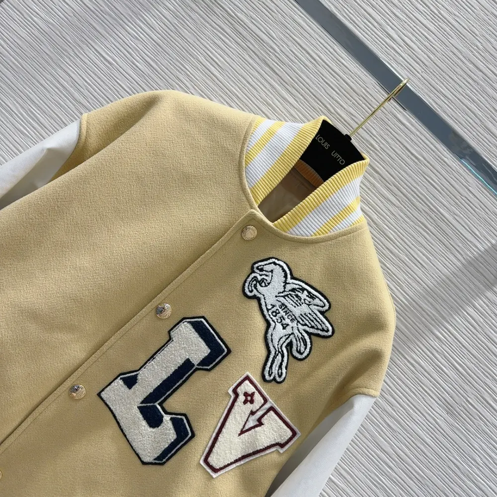 Louis Vuitton Women Signature Patch Varsity Jacket 1AFZTQ