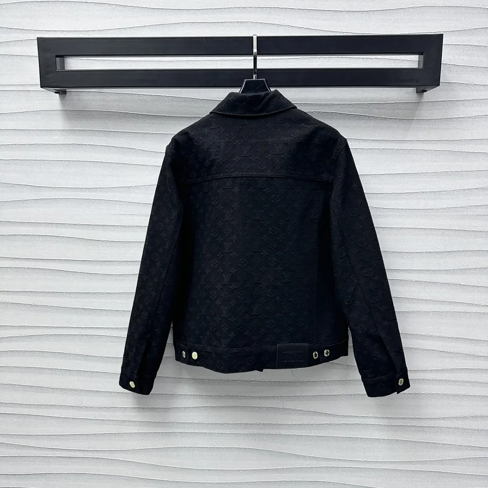 Louis Vuitton Men Monogram Jacquard Denim Jacket 1AGHDB