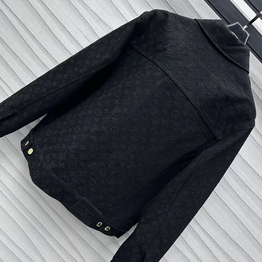 Louis Vuitton Men Monogram Jacquard Denim Jacket 1AGHDB