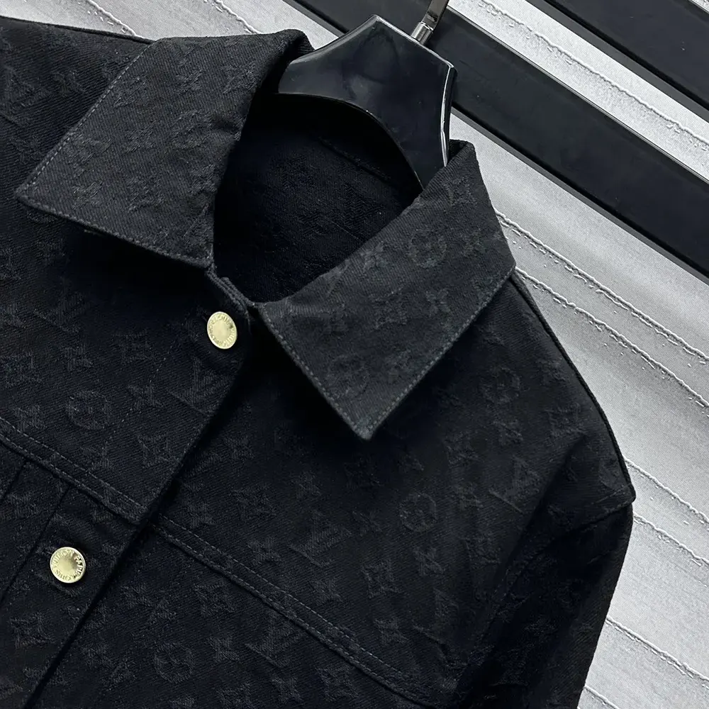 Louis Vuitton Men Monogram Jacquard Denim Jacket 1AGHDB