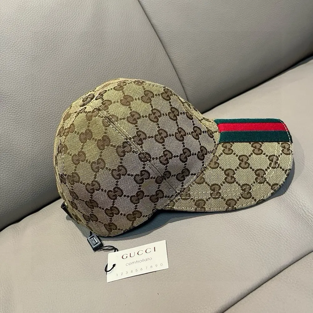 Gucci Unisex Original GG Baseball Hat-Beige 7890164HBA89784