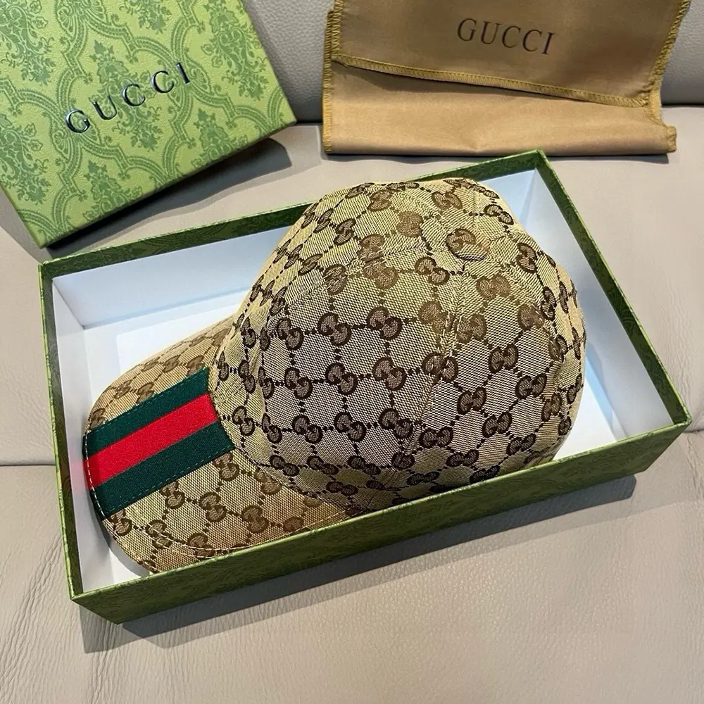 Gucci Unisex Original GG Baseball Hat-Beige 7890164HBA89784