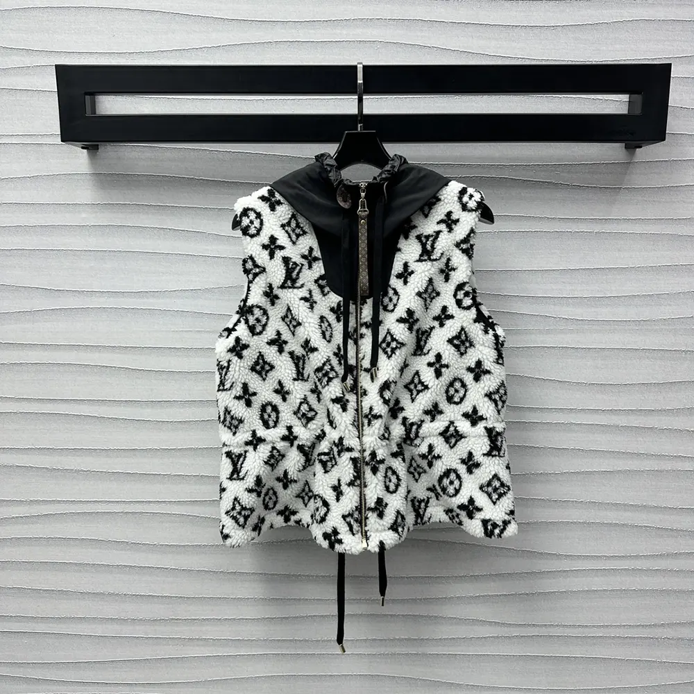 Louis Vuitton Men Monogram Teddy Peplum Gilet 1AGBHY