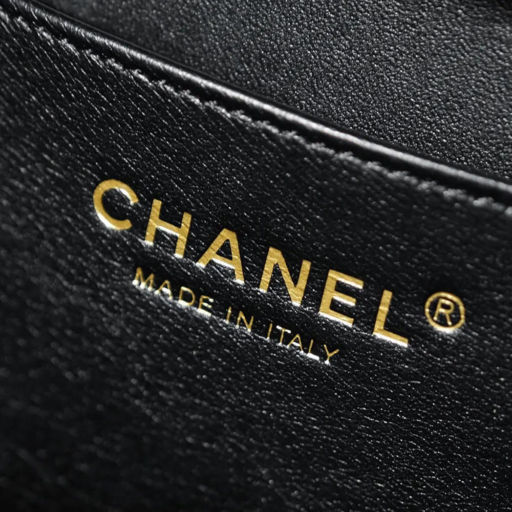 Chanel Women Small Box Bag Lambskin-Black AS5167