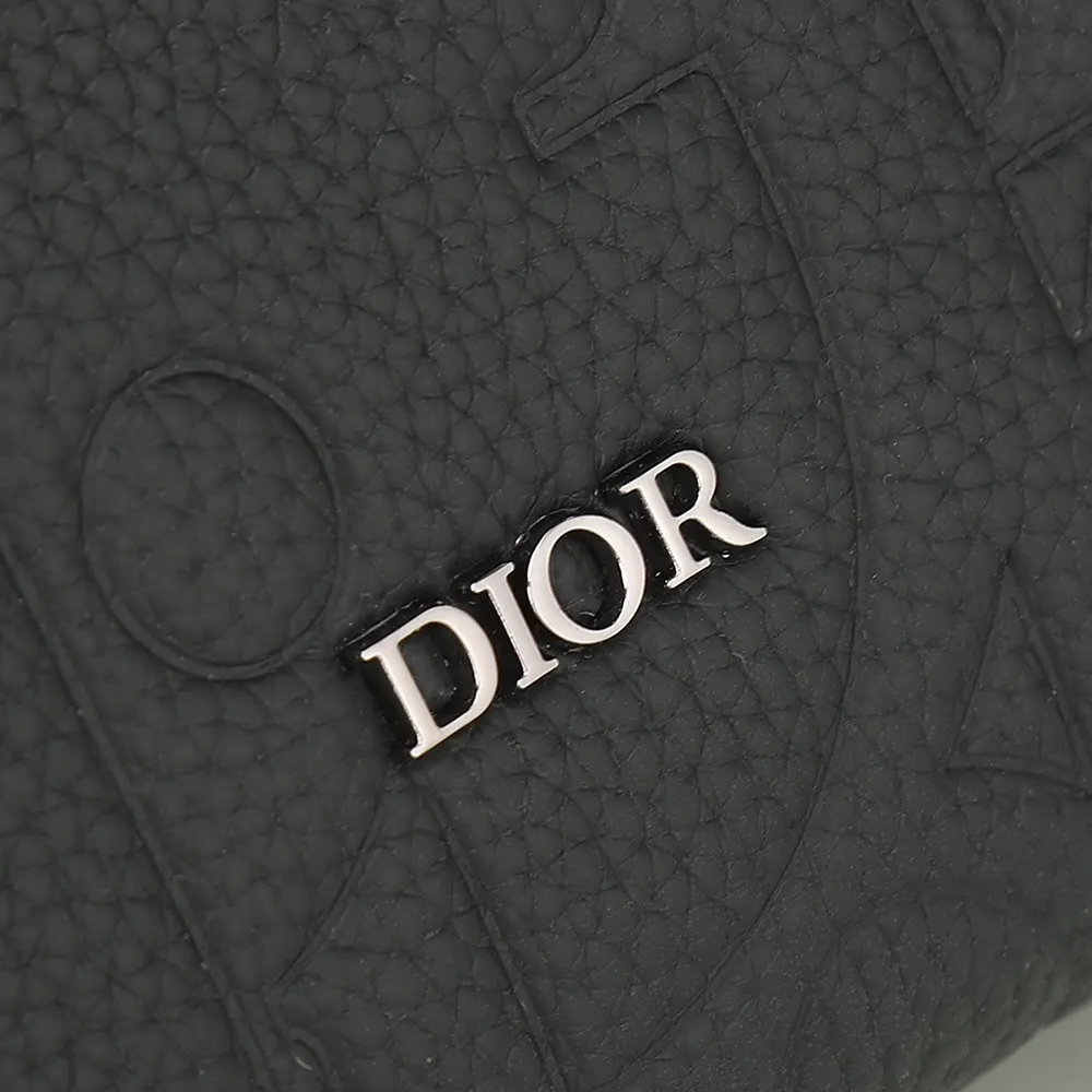 Dior Men Rider 2.0 Zipped Messenger Bag Black Dior Gravity Leather and Black Grained Calfskin